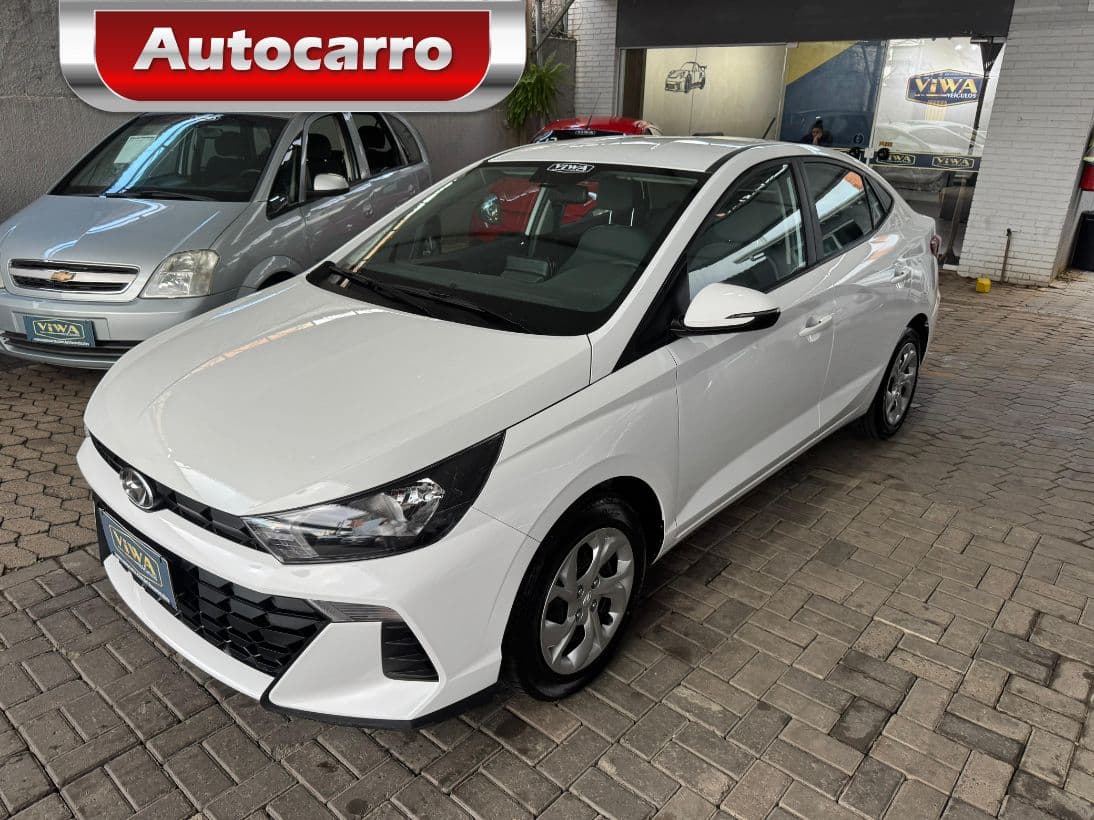 Hyundai HB20S, Branca, 2025